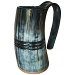 Mug Viking - Corne de buffle -  striée