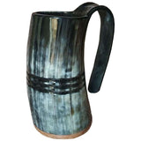 Mug Viking - Corne de buffle -  striée